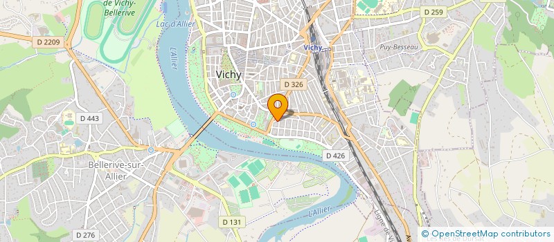 localisation de l'entreprise MONSIEUR JEAN-MARC TALPIN à VICHY