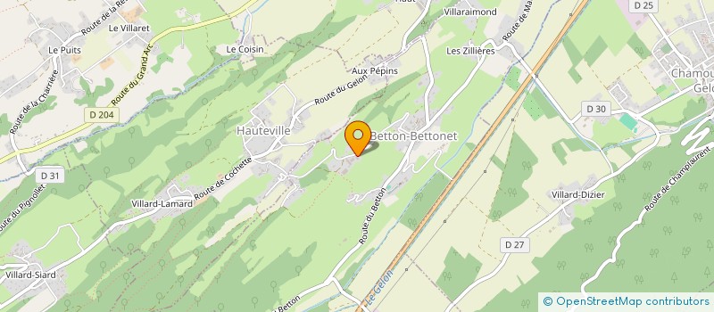 localisation de l'entreprise MONSIEUR JEAN MARC TARAJAT  BETTON-BETTONNET