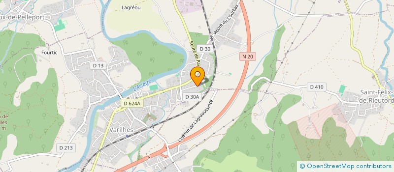 localisation de l'entreprise MONSIEUR JEAN-MARC TARALLO  VARILHES