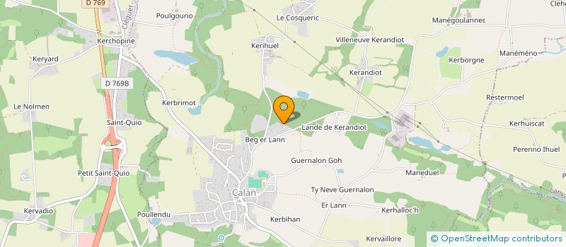 localisation de l'entreprise MONSIEUR JEAN-MARC TATIBOUET  CALAN