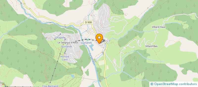 localisation de l'entreprise MONSIEUR JEAN-MARC TAVOT  ALLOS