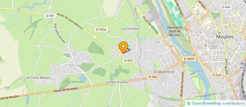 localisation de l'entreprise MONSIEUR JEAN-MARC TEISSONNIER  NEUVY