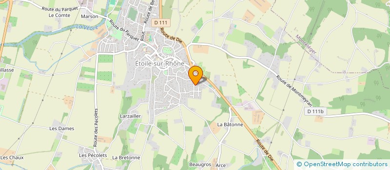 localisation de l'entreprise MONSIEUR JEAN-MARC TEYSSEIRE à ETOILE-SUR-RHONE