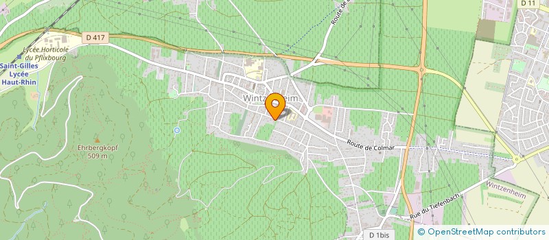 localisation de l'entreprise MONSIEUR JEAN MARC THEILLER  WINTZENHEIM