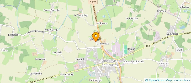 localisation de l'entreprise MONSIEUR JEAN-MARC THENOZ  SAINT-TRIVIER-DE-COURTES