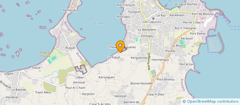 localisation de l'entreprise MONSIEUR JEAN-MARC THIRION  ROSCOFF