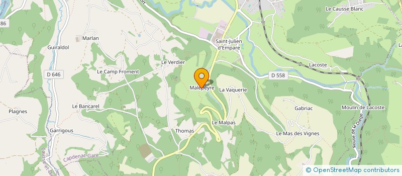 localisation de l'entreprise MONSIEUR JEAN MARC TILLET  CAPDENAC-GARE