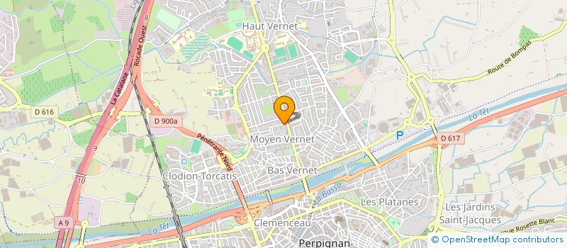 localisation de l'entreprise MONSIEUR JEAN-MARC TISANE  PERPIGNAN