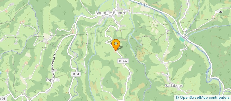 localisation de l'entreprise MONSIEUR JEAN MARC TOUJAS  TOURNAY