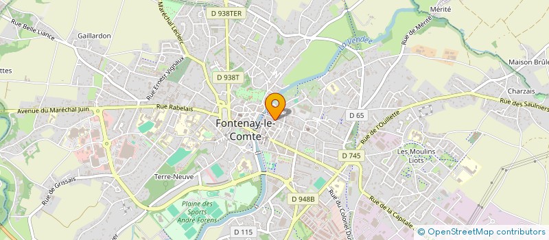 localisation de l'entreprise MONSIEUR JEAN-MARC TOURON à FONTENAY-LE-COMTE