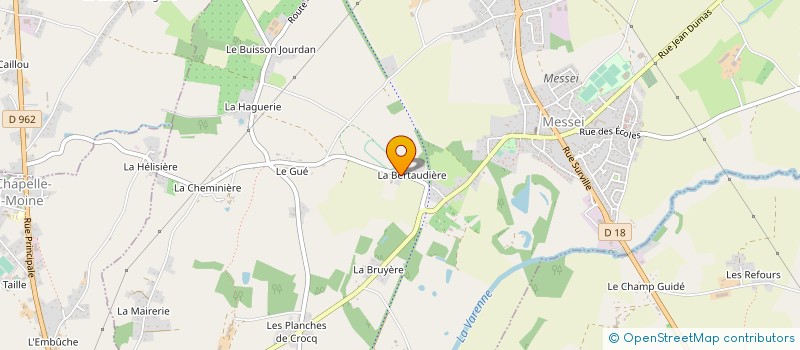 localisation de l'entreprise MONSIEUR JEAN-MARC TOUTAIN à MESSEI
