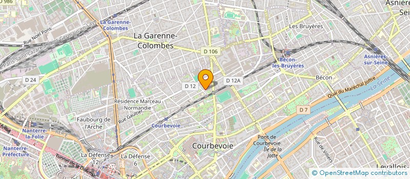 localisation de l'entreprise MONSIEUR JEAN-MARC TRAPPIER à COURBEVOIE