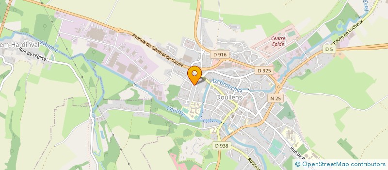 localisation de l'entreprise MONSIEUR JEAN MARC TROUILLET à DOULLENS