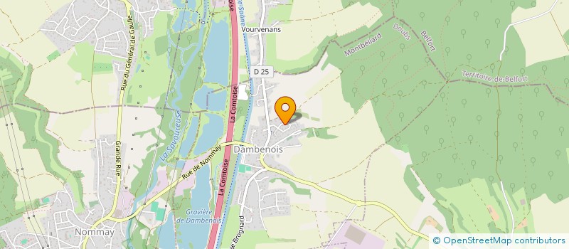 localisation de l'entreprise MONSIEUR JEAN MARC TROUP  DAMBENOIS