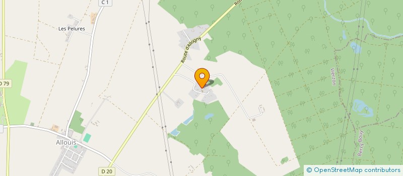 localisation de l'entreprise MONSIEUR JEAN-MARC TRUMEAU  ALLOUIS