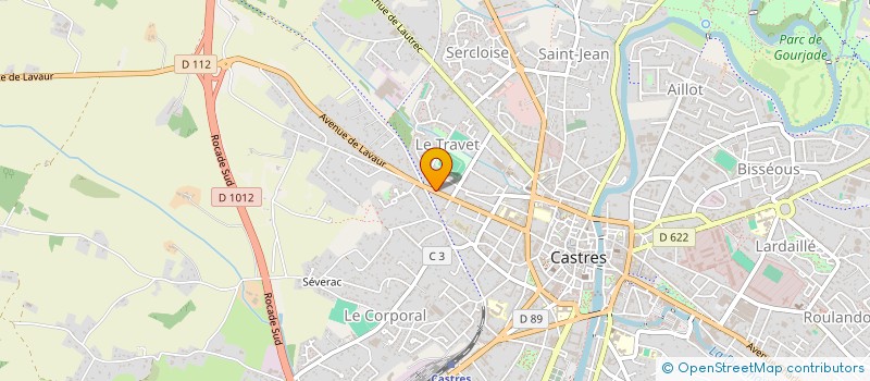 localisation de l'entreprise MONSIEUR JEAN-MARC URCELAYETA à CASTRES