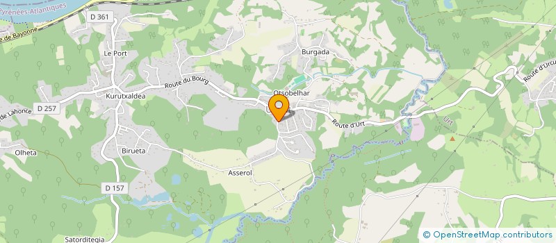 localisation de l'entreprise MONSIEUR JEAN MARC URRACA  URCUIT