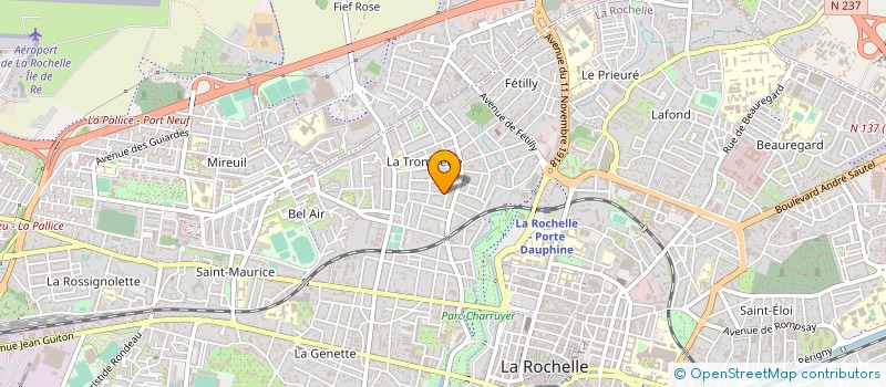 localisation de l'entreprise MONSIEUR JEAN MARC VAILLANT  LA ROCHELLE