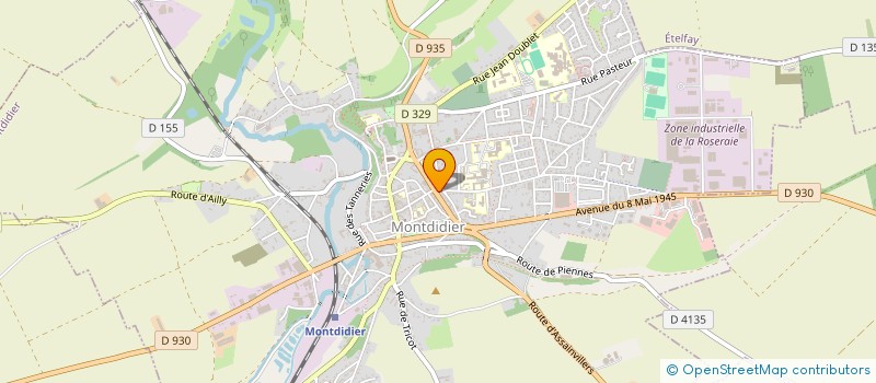 localisation de l'entreprise MONSIEUR JEAN-MARC VALARCHER  MONTDIDIER