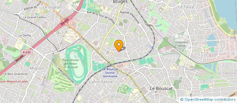 localisation de l'entreprise MONSIEUR JEAN-MARC VALDES  BRUGES