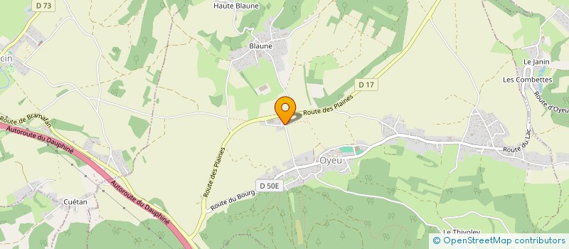 localisation de l'entreprise MONSIEUR JEAN-MARC VALLET  OYEU