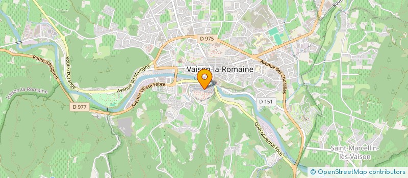 localisation de l'entreprise MONSIEUR JEAN-MARC VAN BELLINGHEN à VAISON-LA-ROMAINE