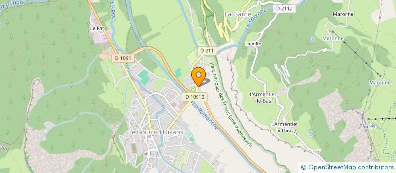 localisation de l'entreprise MONSIEUR JEAN-MARC VAN EYCK  LES DEUX ALPES