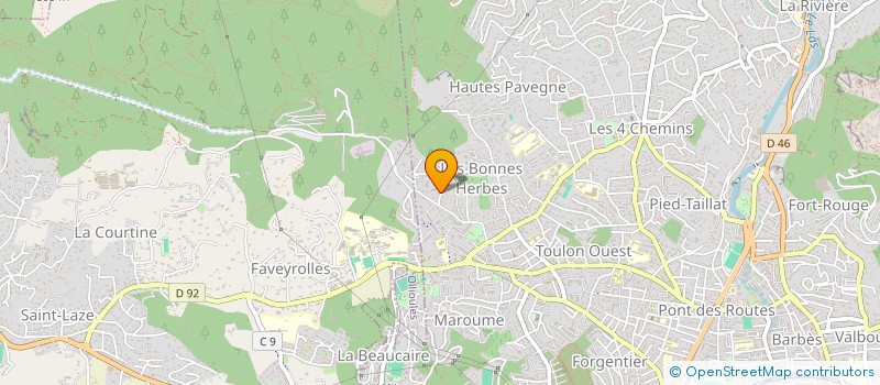 localisation de l'entreprise MONSIEUR JEAN-MARC VAREIL  TOULON