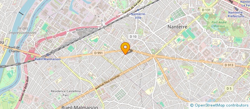 localisation de l'entreprise MONSIEUR JEAN-MARC VENIN  NANTERRE