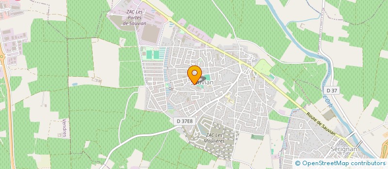 localisation de l'entreprise MONSIEUR JEAN-MARC VERDIER à BEZIERS