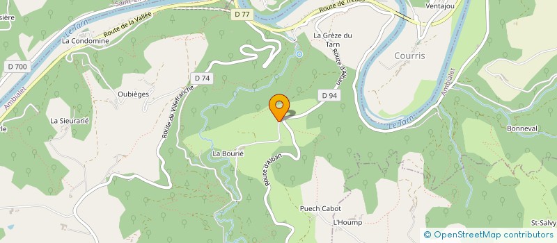 localisation de l'entreprise MONSIEUR JEAN-MARC VERGNES  AMBIALET