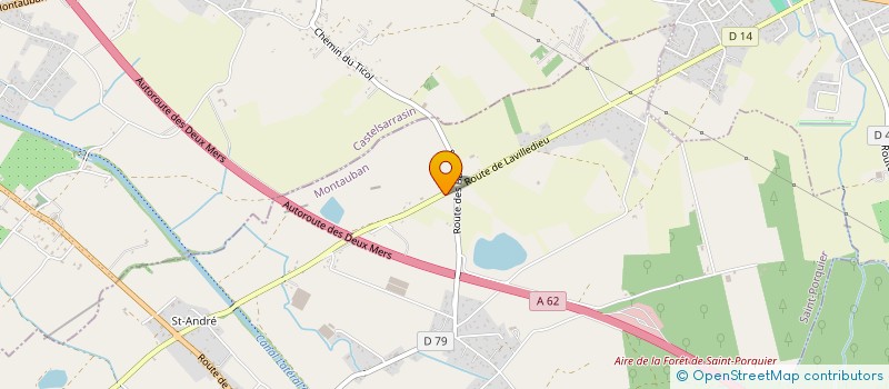 localisation de l'entreprise MONSIEUR JEAN-MARC VERNHES  MONTECH