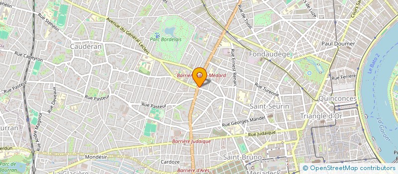 localisation de l'entreprise MONSIEUR JEAN MARC VIALLE  BORDEAUX