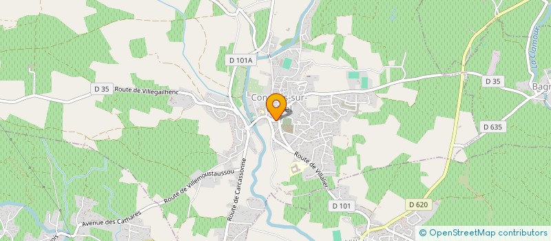 localisation de l'entreprise MONSIEUR JEAN-MARC VIDAL  CONQUES-SUR-ORBIEL