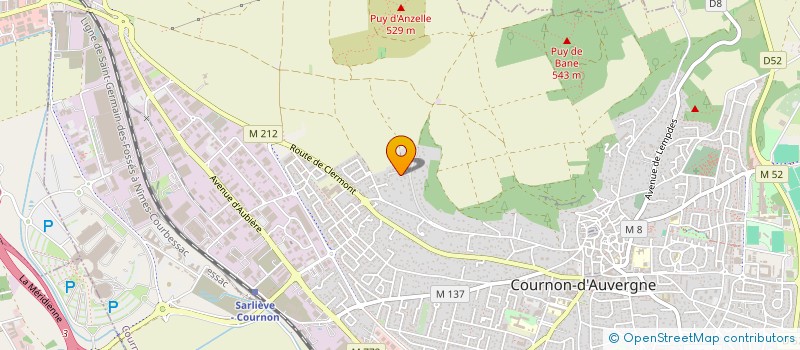 localisation de l'entreprise MONSIEUR JEAN-MARC VIGIER  COURNON-D'AUVERGNE