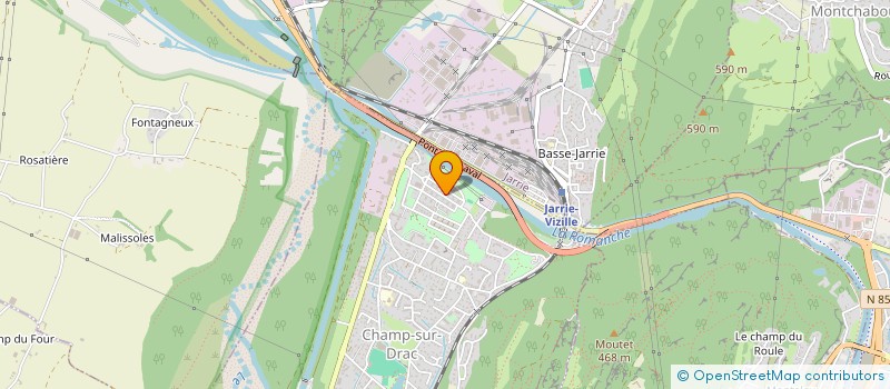 localisation de l'entreprise MONSIEUR JEAN-MARC VIGLIOTTA  CHAMP-SUR-DRAC