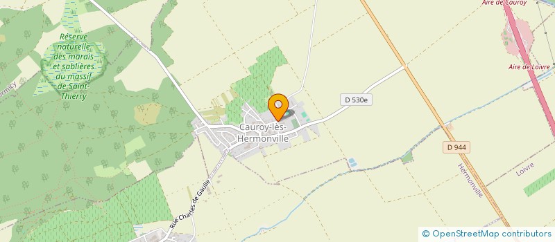 localisation de l'entreprise MONSIEUR JEAN-MARC VIGREUX  CAUROY-LES-HERMONVILLE