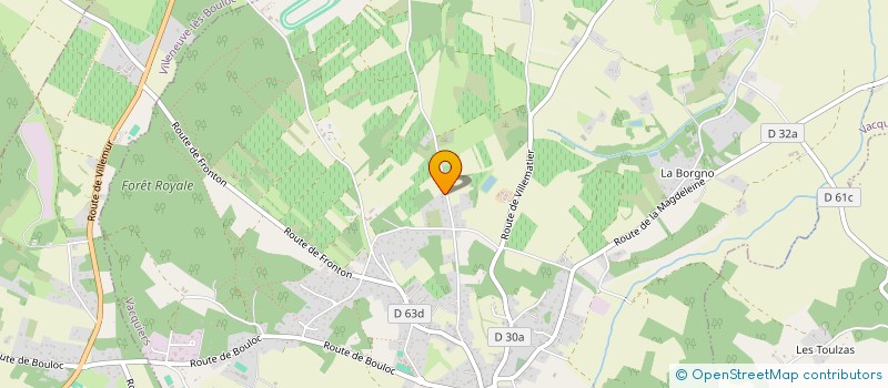 localisation de l'entreprise MONSIEUR JEAN MARC VILBOUX  VACQUIERS