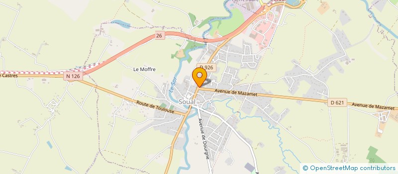 localisation de l'entreprise MONSIEUR JEAN-MARC VILCHES  SOUAL