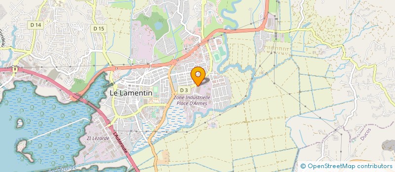 localisation de l'entreprise MONSIEUR JEAN MARC VILDEUIL  LE LAMENTIN