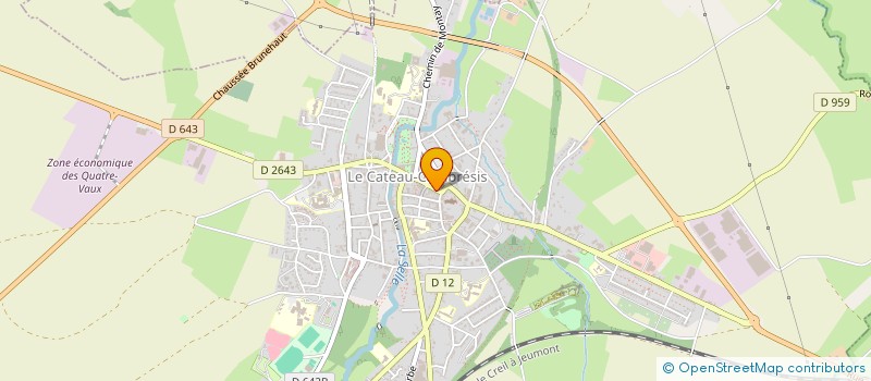 localisation de l'entreprise MONSIEUR JEAN-MARC VOLIKI  LE CATEAU-CAMBRESIS