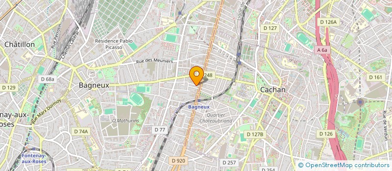 localisation de l'entreprise MONSIEUR JEAN-MARC VOLTA à BAGNEUX