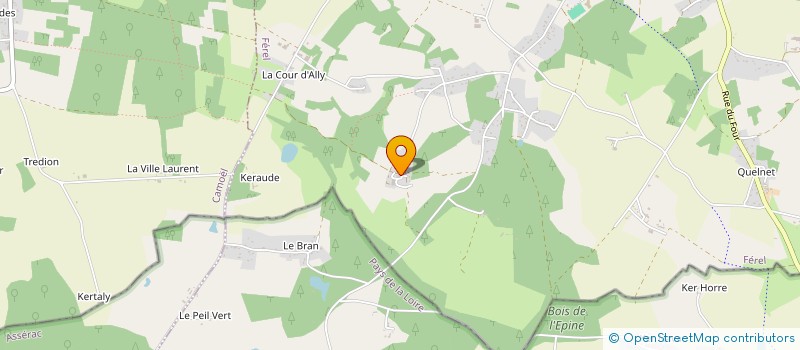 localisation de l'entreprise MONSIEUR JEAN-MARC VRIGNAUD  FEREL