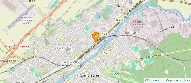 localisation de l'entreprise MONSIEUR JEAN-MARC WAREMBOURG  MARGNY-LES-COMPIEGNE