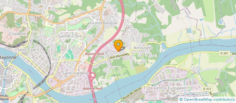 localisation de l'entreprise MONSIEUR JEAN-MARC WIS à BAYONNE