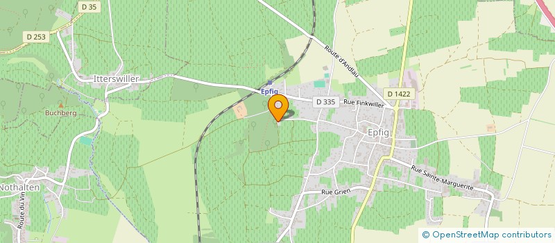 localisation de l'entreprise MONSIEUR JEAN-MARC WURTZ  EPFIG