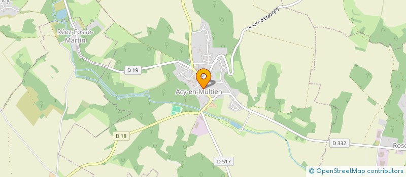 localisation de l'entreprise MONSIEUR JEAN-MARC ZANCHETTA  ACY-EN-MULTIEN