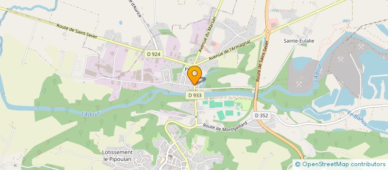 localisation de l'entreprise MONSIEUR JEAN MARC ZEROUG  SAINT-SEVER