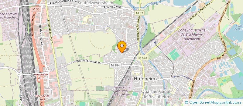 localisation de l'entreprise MONSIEUR JEAN-MARC ZILLIOX  HNHEIM