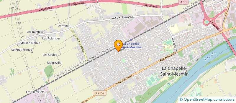 localisation de l'entreprise MONSIEUR JEAN MARCAIS  LA CHAPELLE-SAINT-MESMIN